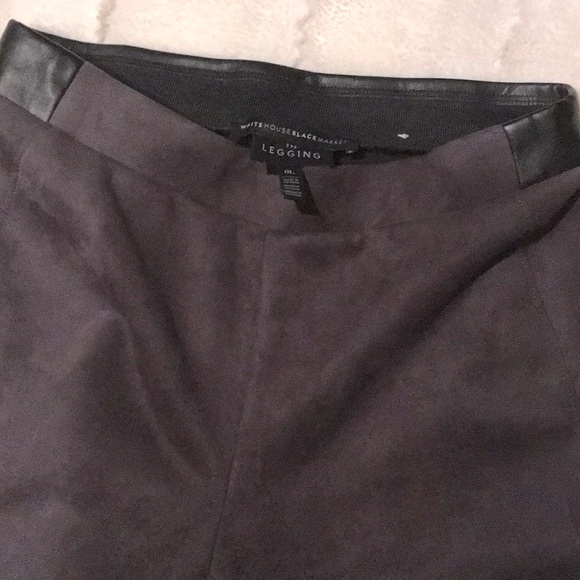 WHBM Ultra-Suede Leggings in Dusk/Gray | 0L - Picture 6 of 13